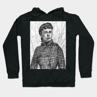 NELLIE BLY ink portrait Hoodie